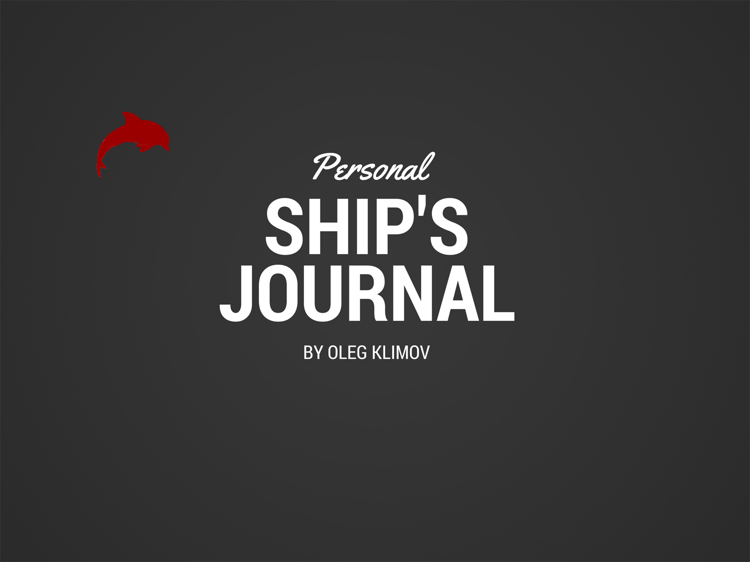 Ship's journal by Oleg Klimov